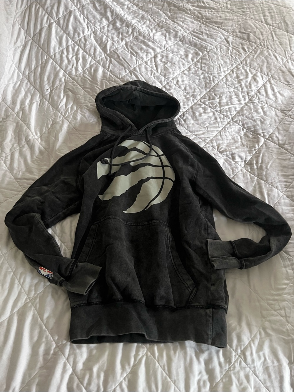 Black Toronto Raptors Logo Hoodie - Women Sweater